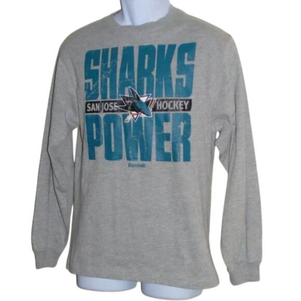 Reebok SAN JOSE SHARKS Tshirt, M, Long sleeves - Picture 4 of 7